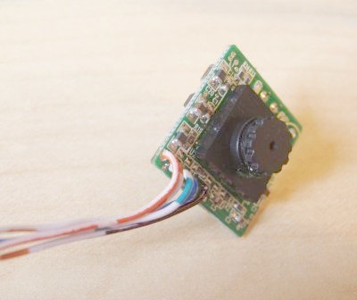 Image showing the cam PCB with a new set of wires attached to it